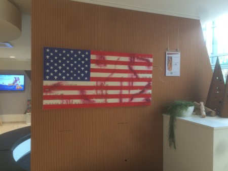 EXPOSITION à Houffalize, 2017, annulée (toiles vandalisées)